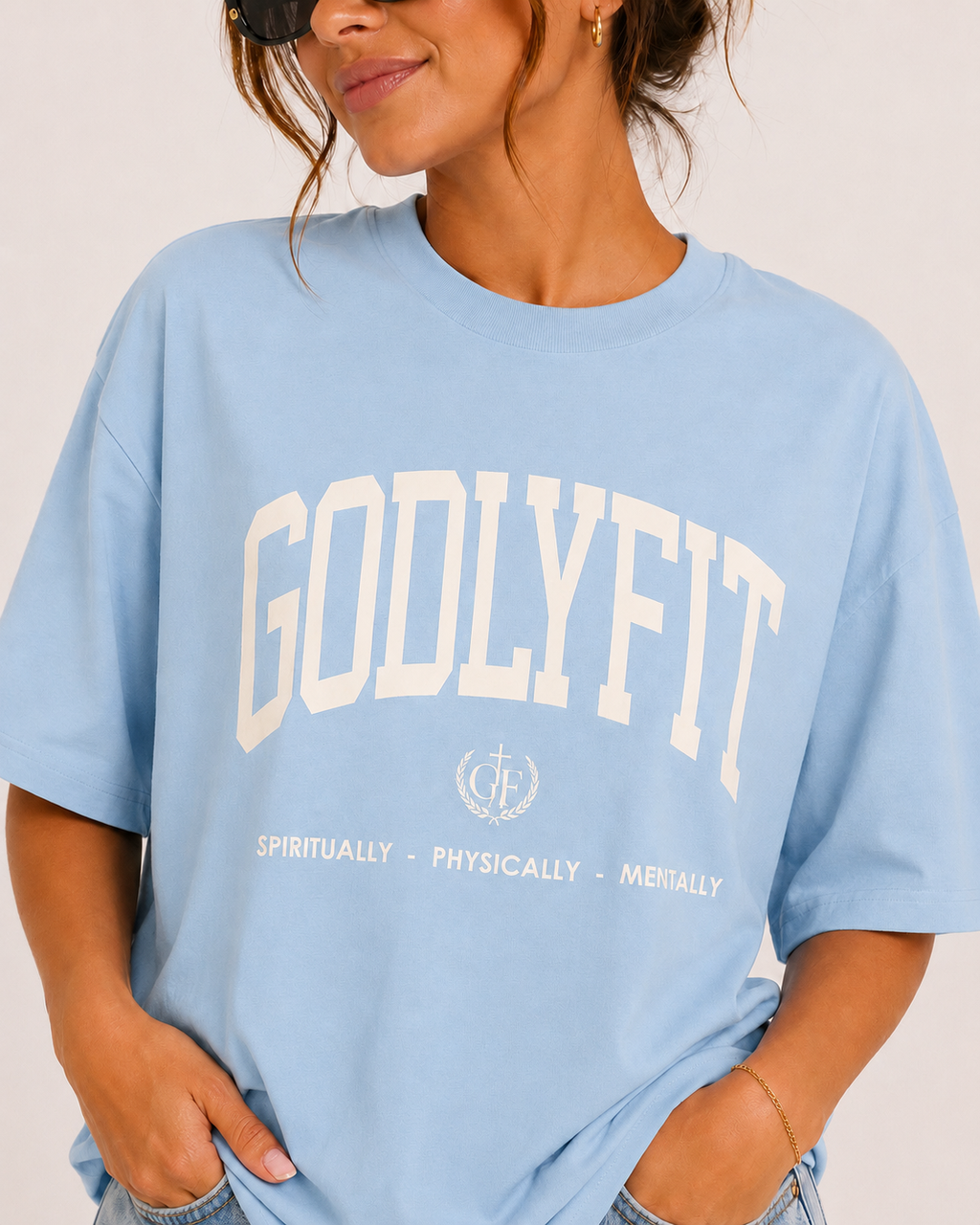 "University" Powder Blue  T-Shirt