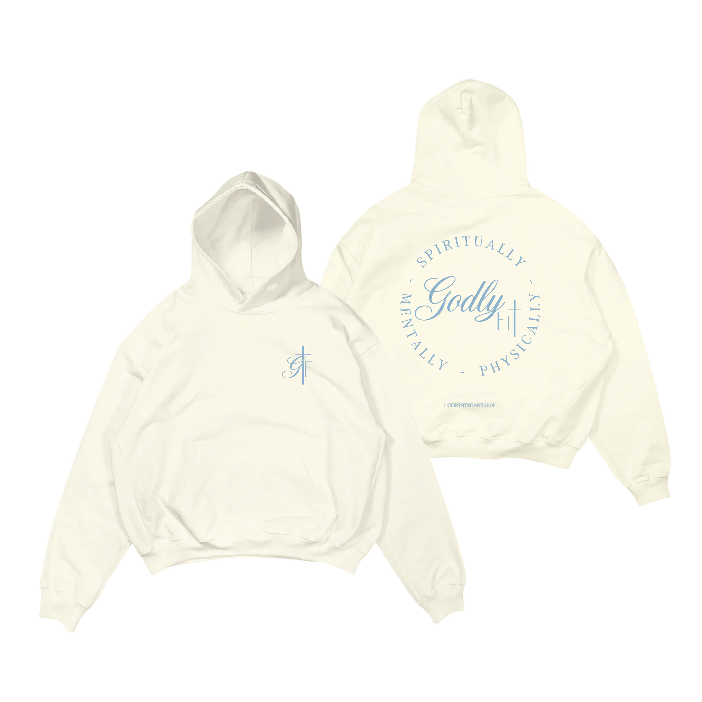 "GF" Bone Premium Hoodie